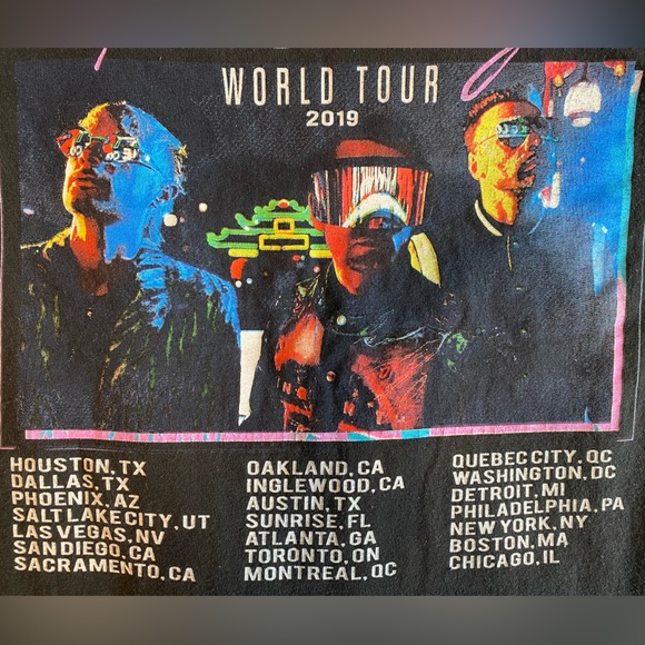 MUSE Band T 2019 Simulation World Tour Concert Tee Shirt Sizer Small - Picture 7 of 8